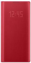 samsung note 10 dekliukas - Samsung LED View Case For Samsung Galaxy Note 10 Red - 1 nuotrauka
