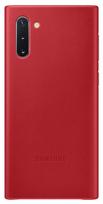 Samsung Leather Back Case For Samsung Galaxy Note 10 Red