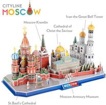 cubicfun 3d puzzle - CubicFun City Line Moscow 3D 204pcs - 3 nuotrauka