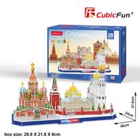 cubicfun 3d puzzle - CubicFun City Line Moscow 3D 204pcs - 8 nuotrauka
