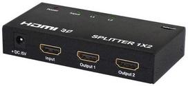 Savio CL-42 Video Splitter HDMI 1x2 HDMI Black