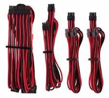 Corsair Premium Individually Sleeved PSU Cables Starter Kit Type 4 Gen 4 Red/Black