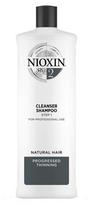 fino plauku - Nioxin System 2 Volumizing Shampoo For Very Weak Fine Hair 1000ml - 1 nuotrauka