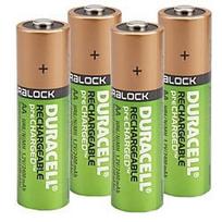 Duracell Stay Charged Rechargeable 4 x AA 2400mAh