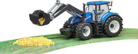 03121 bruder - BRUDER traktorius su krautuvu New Holland T7.3315, 3121 - 6 nuotrauka