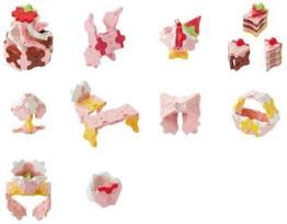 konstruktorius laq - LAQ Japoniškas konstruktorius Sweet Collection MINI PINK, 4952907003508 - 3 nuotrauka