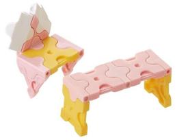konstruktorius laq - LAQ Japoniškas konstruktorius Sweet Collection MINI PINK, 4952907003508 - 6 nuotrauka