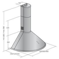kamino gaubtas - Akpo WK-4 Dandys 50 Inox - 5 nuotrauka