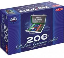 kortos suaugusiems - Tactic ProPoker Case 200 Chips - 1 nuotrauka