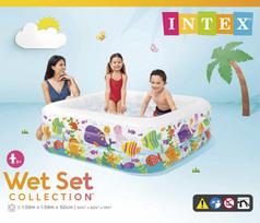 pripuciama sukurine vonia - Intex 157471 Clearview Aquarium Pool - 4 nuotrauka