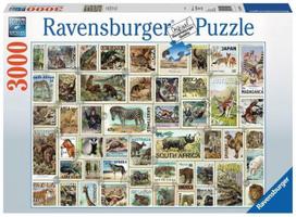 delione 3000 - Ravensburger Puzzle Animal Stamps 3000pcs 17079 - 1 nuotrauka