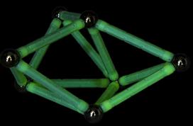 magnetinis konstruktorius - Geomag Glow 30 - 5 nuotrauka
