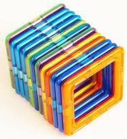 magnetinis konstruktorius - Magformers Square Set 12pcs 713011 - 2 nuotrauka