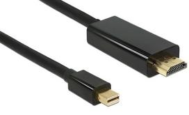 display port laidas - Delock Cable Mini Display Port 1.1 - HDMI 3m - 1 nuotrauka