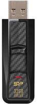 usb flash drive 3.2 - Silicon Power Blaze B50 32GB Black (Juodas) - 1 nuotrauka