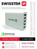 dc dc charger - Swissten Smart IC Premium 5x USB Travel Charger White - 2 nuotrauka