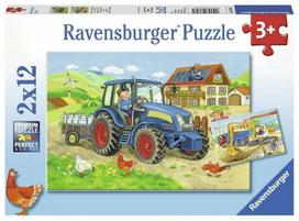 Ravensburger Puzzle Hard at Work 2x12pcs 07616