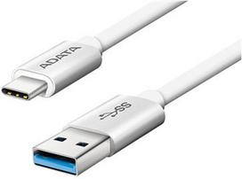 A-Data USB To USB-C Connect Charge Cable 1m Silver