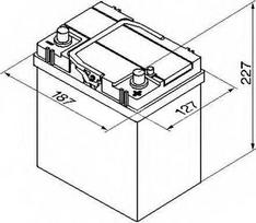 akumuliatorius bosch s4 - Bosch Modern Standart S4018 Battery - 2 nuotrauka