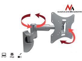 lcd stovas - Maclean Wall Mount For TV 23-42'' Silver - 3 nuotrauka