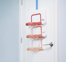 zaislai krepsinio - Little Tikes Attach 'n Play Basketball Set - 11 nuotrauka