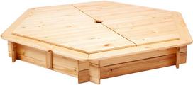 Folkland Timber Sandbox with Foldable Lid 1300x200x1300mm