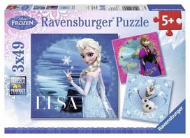 frozen puzzle - Ravensburger Puzzle Disney Frozen 3x49pcs 09269 - 1 nuotrauka