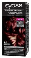 Syoss Color Permanent Hair Color 4 2 Mahogany Brown