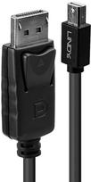 displayport cable - Lindy Mini-DisplayPort an Displayport Kabelis juodas 3m - 2 nuotrauka