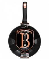 aliuminio keptuve - GRANITINĖ KEPTUVĖ 28cm BERLINGER HAUS Juodas ROSE BH-1952 - 2 nuotrauka