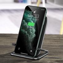 wireless charger baseus - Baseus Cobble Qi Wireless Charger 15W Black - 7 nuotrauka