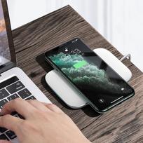 wireless charger baseus - Baseus Cobble Qi Wireless Charger 15W Black - 9 nuotrauka