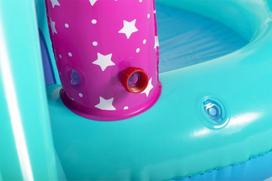 pripuciama sukurine vonia - Bestway Inflatable Pool With Slide Unicorn 53097 - 4 nuotrauka