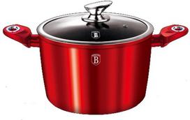 GRANITINIS PUODAS 30cm BERLINGER HAUS BH-6192 BURGUNDY