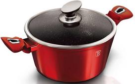 berlingerhaus puodai - GRANITINIS PUODAS 30cm BERLINGER HAUS BH-6192 BURGUNDY - 2 nuotrauka