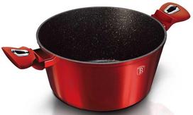 berlingerhaus puodai - GRANITINIS PUODAS 30cm BERLINGER HAUS BH-6192 BURGUNDY - 3 nuotrauka