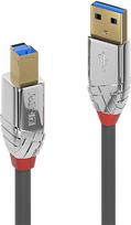 usb b male usb 3.0 - Lindy USB 3.0 Kabelis Typ A/B Cromo Line M/M 2m - 2 nuotrauka