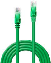 tinklo kabelis 2m - Lindy Cat.6 U/UTP PVC Network Cable 2m Green - 2 nuotrauka