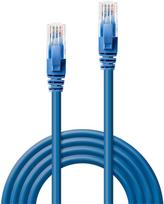 tinklo kabelis 2m - Lindy Cat.6 U/UTP PVC Network Cable 2m Blue - 2 nuotrauka