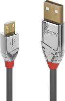 usb 3 0 3m - Lindy Cromo Line USB 2.0 Type A To Micro USB B Cable 3m Black - 2 nuotrauka