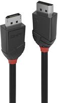 display port cable 1.5 - Lindy Black Line DisplayPort 1.2 Cable 0.5m Black - 2 nuotrauka