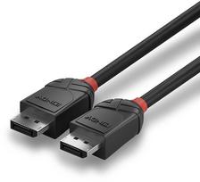 display port cable 1.5 - Lindy Black Line DisplayPort 1.2 Cable 0.5m Black - 5 nuotrauka