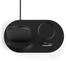 belkin wireless charging - Belkin 3-in-1 for Apple Devices BOOST CHARGE (Juodas) - 3 nuotrauka