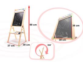 piesimo kreidine lenta - Magnetic Chalk Board - 8 nuotrauka