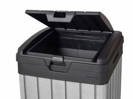 senukai siuksliadeze - Keter Rockford Grey, 125 l - 2 nuotrauka