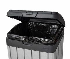 senukai siuksliadeze - Keter Rockford Grey, 125 l - 3 nuotrauka