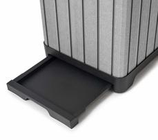 senukai siuksliadeze - Keter Rockford Grey, 125 l - 4 nuotrauka