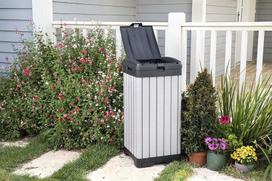 senukai siuksliadeze - Keter Rockford Grey, 125 l - 9 nuotrauka