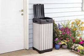 senukai siuksliadeze - Keter Rockford Grey, 125 l - 11 nuotrauka