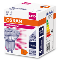 lempute osram gu10 - Osram Parathom Reflector LED 50 non-dim 36° 4,3W/827 GU10 bulb - 2 nuotrauka